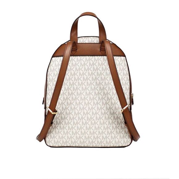 Michael Kors Jaycee Medium Vanilla Signature Women's Backpack - Picture 3 of 3